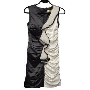 Black and White Frilly Dress  Sizes S M L